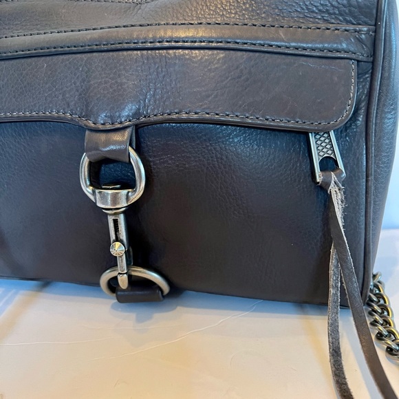 Rebecca Minkoff MAC leather crossbody gray - Picture 2 of 8
